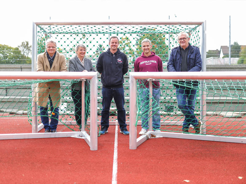 Multisportareal Hofmacher Tor&uuml;bergabe